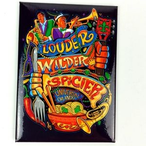 New Mardi Grass 2022 Universal Orlando Magnet